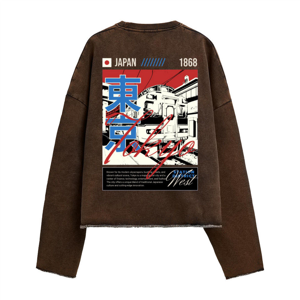 Tokyo Fleeced Sweatshirt - Unisex