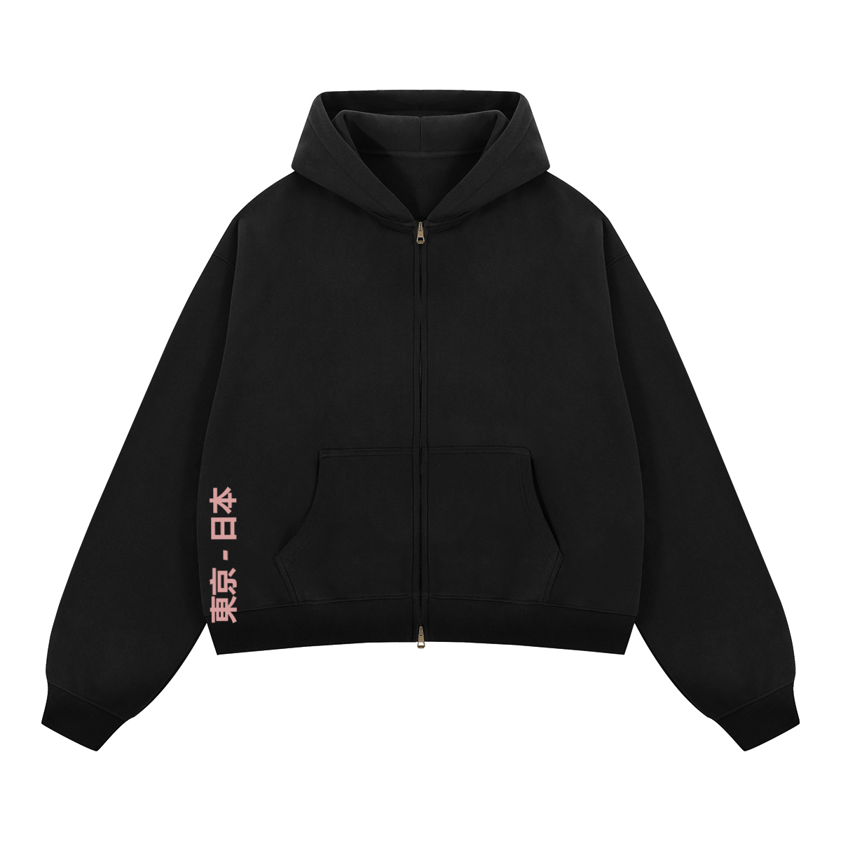 Tokyo Graphic Zip-Up Hoodie - Unisex