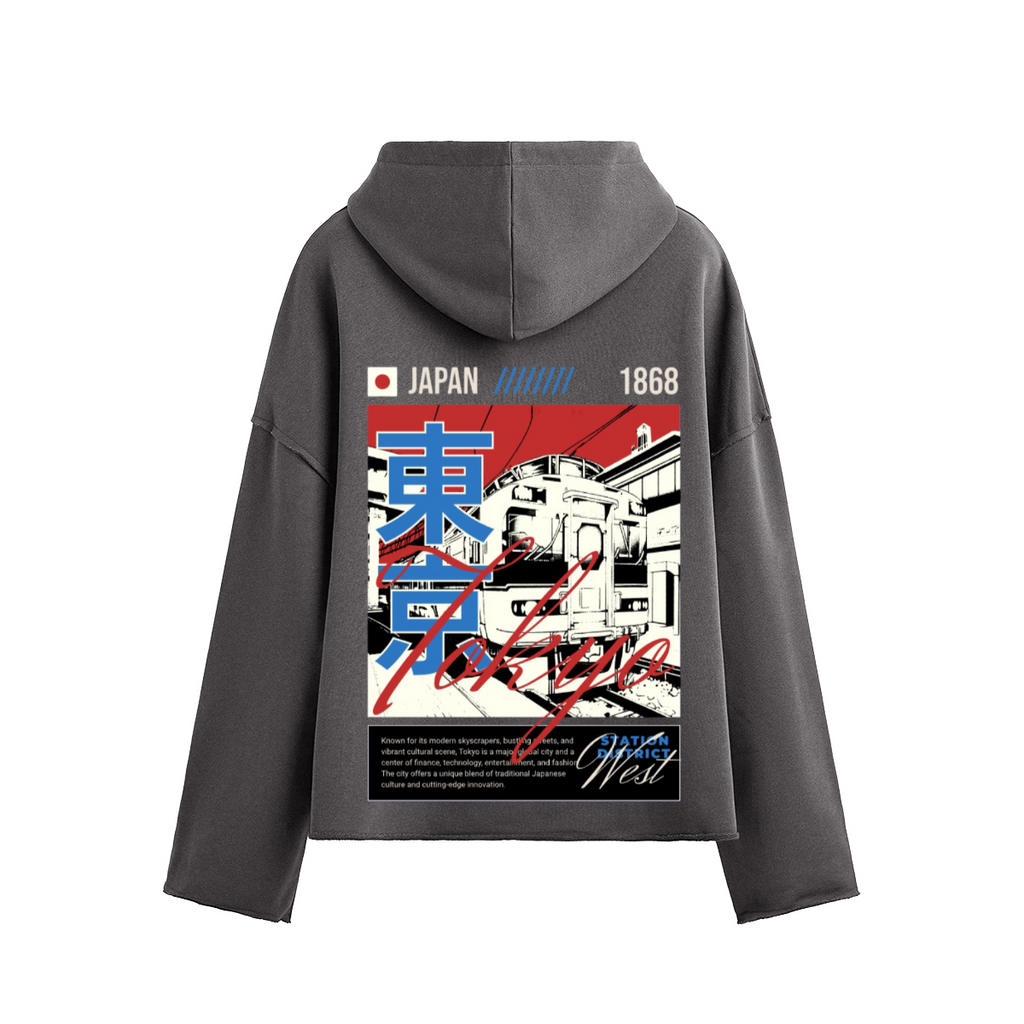 Tokyo Graphic Boxy Hoodie - Unisex