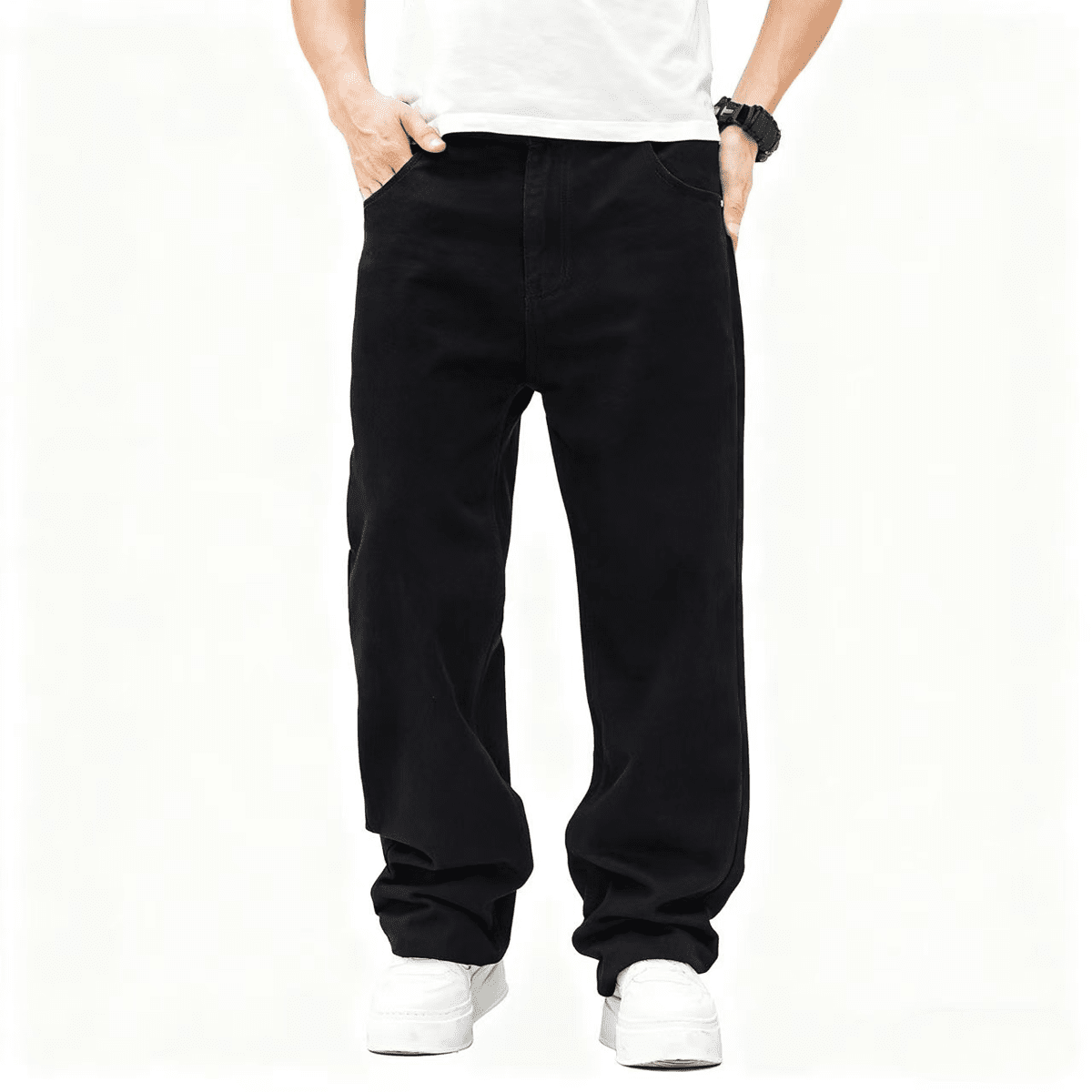 Blossom Relaxed Straight-Leg Denim Jeans - Unisex